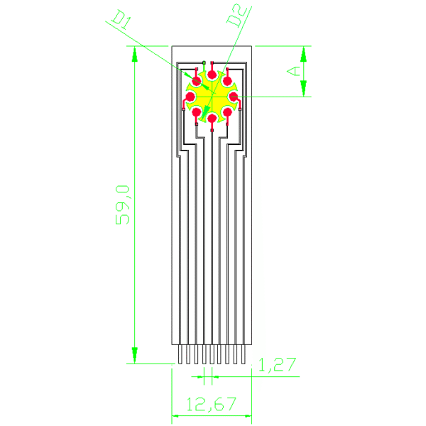 BVT SPE with 8 Working Electrodes - PalmSens